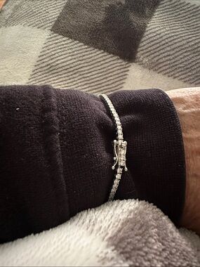 Moissanite tennis bracelet